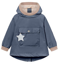 Mini A Ture Lightweight Jacket - MatBaby Vito Anorak - Ombre Blu