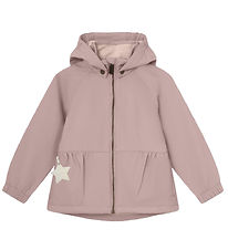 Mini A Ture Softshell Jacket w. Fleece - MatBriddi - Cloudy Rose