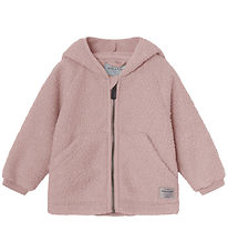 Mini A Ture Fleece Jacket - Teddy - MatLiff - Cloudy Rose
