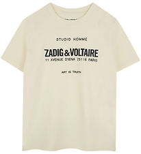 T-Shirt Zadig & Voltaire - Offwhite av. Imprimé