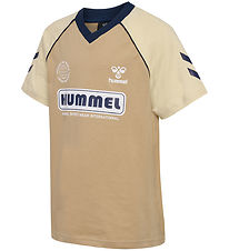 Hummel T-shirt - hmlRolf - Cornstalk w. Logo Print