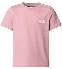 The North Face Stuttermabolur - Krakki Box - Bleikt Clover M. Pr