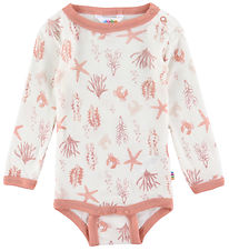 Joha Bodysuit L/æ - Wool - Pink w. Print