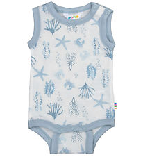 Joha Bodysuit u/æ - Wool - Light blue w. Print