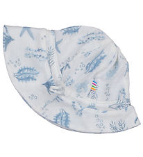 Joha Sun Hat - Wool - Light blue w. Print