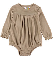 Joha Bodysuit L/æ - Wool/Silk - Beige