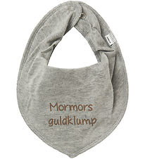 Name It Teething Bib - NbnYatte - Grey Melange