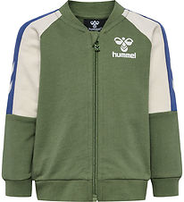 Hummel Cardigan - hmlSkylan - Olivine w. Logo