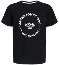 Jack & Jones T-shirt - JjSimon - Black/BIG