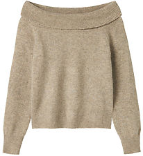 LMTD Blouse - Knitted - NlfSoldered - Mocha Meringue