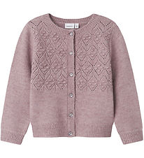 Name It Cardigan - Knitted - NmfBatrille - Elderberry