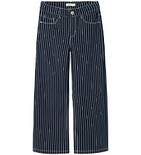Name It Jeans - Bred - NkfRose - Marinblå Blazer Stripe