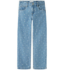 Name It Jeans - NkfRose - Light Blue Denim/Blommor