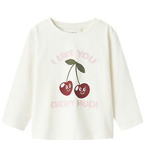 Name It Blouse - NmfBerrie - Cloud Dancer