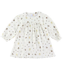 Joha Klänning - Off White m. Tryck