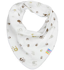 Joha Teething Bib - Off White w. Print