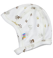Joha Baby Hat - Off White w. Print