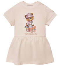 Moncler Sweat Dress - Pink w. Soft Toy