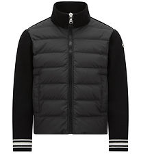 Moncler Cardigan - Knitted/Down - Black