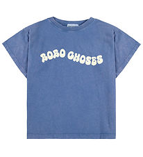 Bobo Choses Stuttermabolur - Bylgjaður - Blár