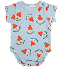 Bobo Choses Bodysuit k/æ - Morning Egg - Light Blue