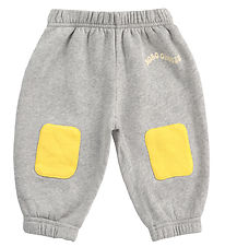 Bobo Choses Joggingbuxur - Hnéplástrar - Heather Grey