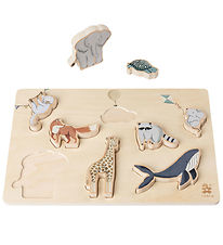 Sebra Jigsaw Puzzle - Wood - 8 Bricks - World Of Sebra