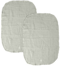 Sebra Changing Mat - 2-Pack - Muslin - Mist Green