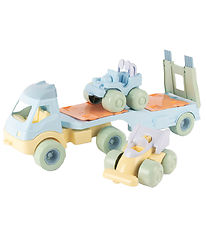 Dantoy Truck w. 2 Cars - Multicolour