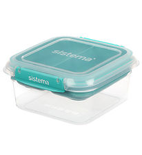 Sistema Lunchbox - 1.15L - Square Stax To Go - Turquoise