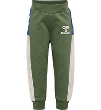 Hummel Joggingbuxur - hmlSkylan - Olivine M. Lógó