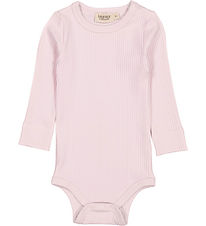 MarMar Bodysuit L/æ - Rib - Modal - Plain - Lilac Mist