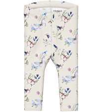 Name It Leggings - NbfBela - Peyote Melange M. Fiðrildi