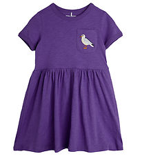Mini Rodini Klänning - Mås - Lila