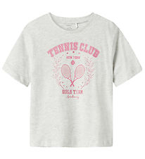 Name It Stuttermabolur - NkfBetria - Light Grey Melange M. Prent