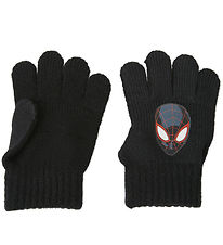 Name It Gloves - Knitted - NmmJacoby - Spider-Man - Black