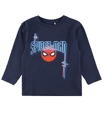 Name It Blouse - NmmJacinto Spider-Man - Navy Blazer w. Print