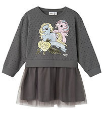 Name It Dress - NmfJose My Little Pony - Lava Smoke w. Print