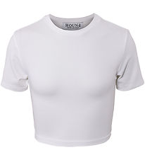 Hound T-shirt - Cropped - White