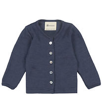 Engel Cardigan - Wool/Silk - Navy Blue