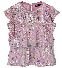 LMTD T-shirt - NlfRink - Lilac Snow w. Sequins