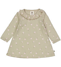 Müsli Dress - Rib - Pineapple - Soft Green/Poetry Green/Mary