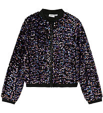 Name It Bomber Jacket - NkfRunica - Purple Corallites w. Sequins