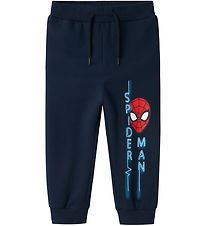 Name It Sweatpants - NmmJaan Spider-Man - Navy Blazer w. Print