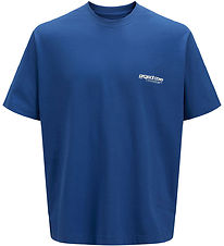 Jack & Jones Stuttermabolur - JcoUnion - Beaucoup Blue
