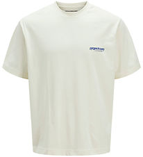 Jack & Jones Stuttermabolur - JcoUnion - Sweet Korn
