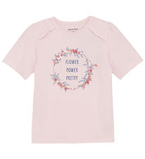 Minymo T-Shirt - Pink Dogwood m. Print