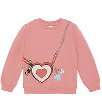 Minymo Sweatshirt - Strawberry Ice w. Print