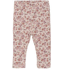Minymo Leggings - Rib - Peach Whip