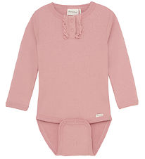 Minymo Bodysuit - L/æ - Rib - Rosette